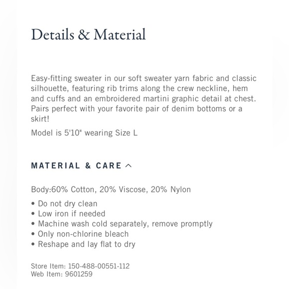 The A&F Madeline Martini 🍸 Crew - Picture 8 of 8